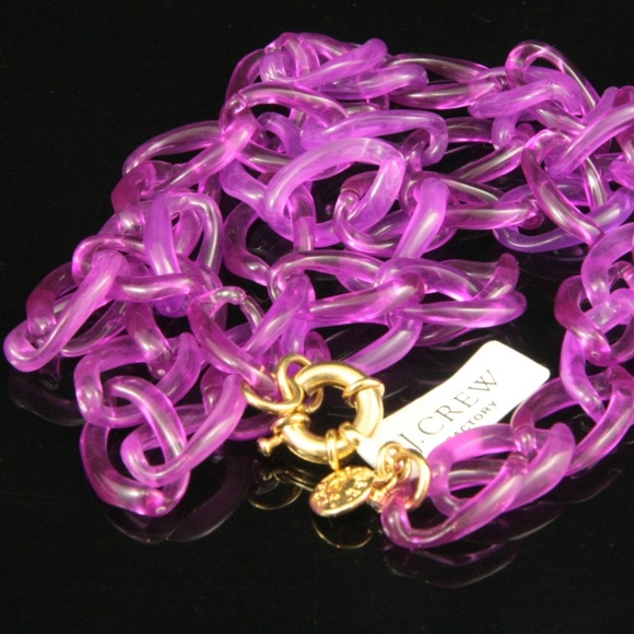 J. Crew Factory Jewelry - NWT! J. Crew Factory Orchid Large Chain Necklace